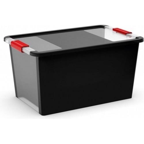 KIS BI BOX L 40L 55x35x28cm schwarz/transparent