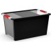 KIS BI BOX L 40L 55x35x28cm schwarz/transparent