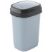 KIS DUAL SWING BIN S 10L Abfalleimer 19x25x33cm grau