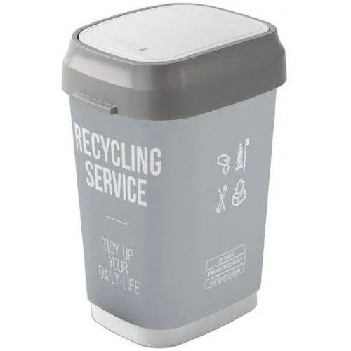 KIS DUAL SWING BIN STYLE S 10L HOME SERVICE Abfalleimer 19x25x32cm