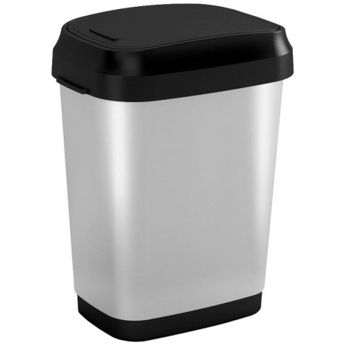 KIS DUAL SWING BIN STYLE M 25L STEEL Abfalleimer 26x37x47,5cm