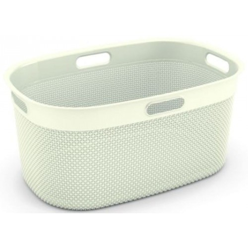 KIS FILO BASKET 45L Wäschekorb 59x39x27cm creme KIS FILO BASKET 45L Wäschekorb 59x39x27cm creme