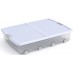 KIS W BOX UNDERBED XL 55L 79x58x16,5cm Transparent/Blueberry