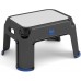KIS PROFESSIONAL Step Stool 36x43x24cm Schwarz/Steel