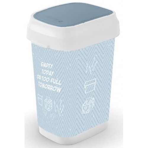 KIS DUAL SWING BIN STYLE S 10L WITTY Abfalleimer 19x25x32cm