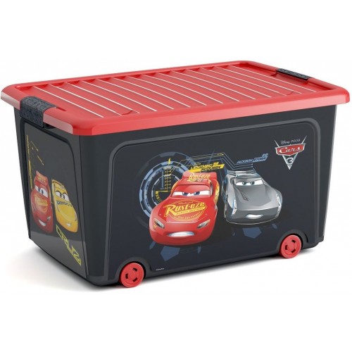 KIS W BOX L CARS 50L mit Rädern 56,5x39x31,5cm