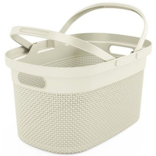 KIS FILO Einkaufskorb 46x24x30cm creme