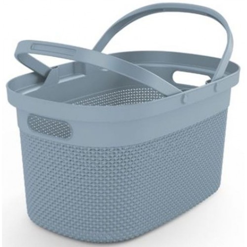 KIS FILO Einkaufskorb 46x24x30cm grau KIS FILO Einkaufskorb 46x24x30cm grau