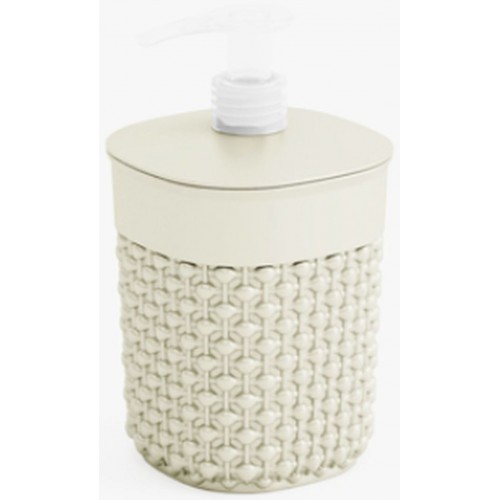 KIS FILO Seifenspender 9x9x16cm creme