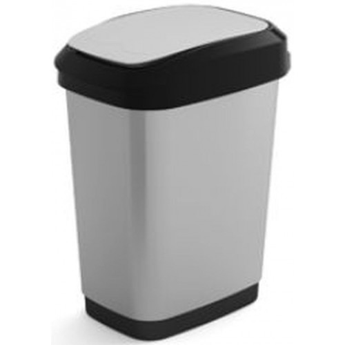 KIS DUAL TOUCH BIN STYLE M 25L STEEL Abfalleimer 26x37x47cm KIS DUAL TOUCH BIN STYLE M 25L STEEL Abfalleimer 26x37x47cm