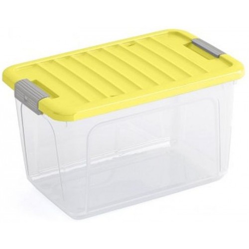 KIS W BOX M 30L 49x30x29cm Transparent/Gelb