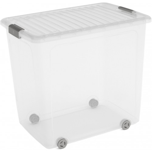 KIS W BOX XL 78L 57x39x52cm Transparent/Hellgrau KIS W BOX XL 78L 57x39x52cm Transparent/Hellgrau