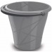 KIS Round Eimer 12L 35x29cm grau