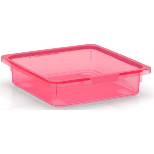 KIS KISKREO BOX S 7,5L Aufbewahrungsbox 39x35x9cm transparent fuchsia KIS KISKREO BOX S 7,5L Aufbewahrungsbox 39x35x9cm transparent fuchsia