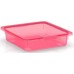 KIS KISKREO BOX S 7,5L Aufbewahrungsbox 39x35x9cm transparent fuchsia