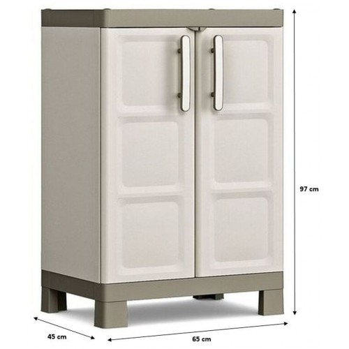 KIS EXCELLENCE LOW Kunststoffbox 65x45x97cm beige