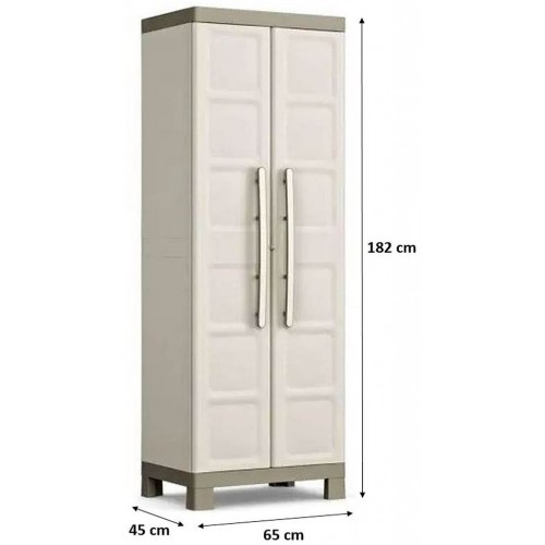 KIS EXCELLENCE UTILITY Kunststoffschrank 65x45x182cm Sand