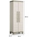 KIS EXCELLENCE UTILITY Kunststoffschrank 65x45x182cm Sand