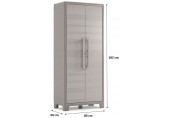 KIS GULLIVER MULTISPACE Kunststoffbox 80x44x182cm beige