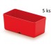 Kistenberg UNITE BOX Becher für Kleinteile, 11x5,5x13,2cm, rot KBS115