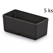 Kistenberg UNITE BOX Becher für Kleinteile, 11x5,5x13,2cm, schwarz KBS115