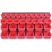 Kistenberg ORDERLINE 30 Set aus Werkstattbehältern und Wandhalterung, 80x16,5x40cm KOR3