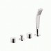 KLUDI Joop! Wannenfüll- und Brausearmatur DN 15, Chrom/ Grün Glass 554260505