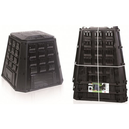 Prosperplast EVOGREEN Komposter 420l, schwarz IKEL420C Prosperplast EVOGREEN Komposter 420l, schwarz IKEL420C