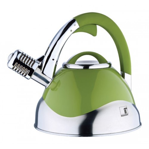 BERGNER Edelstahlkessel 3 l olivengrün BG-3740 BERGNER Edelstahlkessel 3 l olivengrün BG-3740