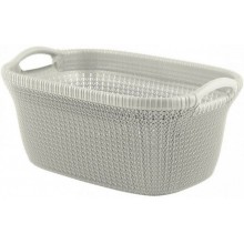 CURVER KNIT 40L Wäschekorb 60 x 27 x 39 cm, creme 03677-X64