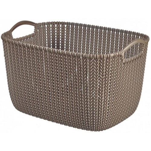 CURVER KNIT L 19L Aufbewahrungskorb 40 x 30 x 23 cm braun 03670-X59