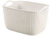 CURVER KNIT L 19L Aufbewahrungskorb 40 x 30 x 23 cm creme 03670-X64