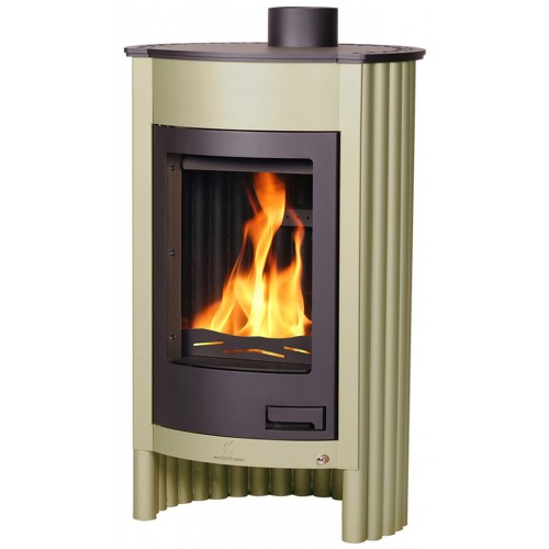 HS FLAMINGO Holzofen MASTERFLAMME Medie I, Olivgrün