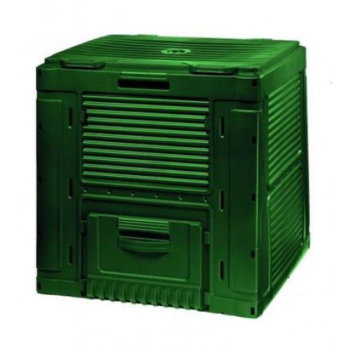 KETER Gartenkomposter 470 L, mit Bodenplatte, dunkel grün 17186362