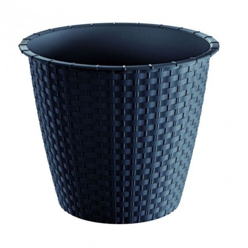 PROSPERPLAST RATOLLA ROUND Blumentopf 1,6l, anthrazit DRSO170