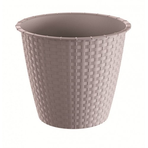 PROSPERPLAST RATOLLA ROUND Blumentopf 10,8l, mocca DRSO300