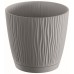 Prosperplast SANDY P Blumentopf mit Untersetzer 10,8 cm, steingrau DSY110P-405U