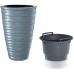Prosperplast FREZE Blumentopf 38,3cm, grau DPFE400-443U
