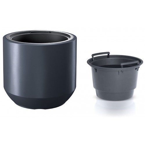 Prosperplast HEOS Blumentopf 39cm, anthrazit DBHEW400-7598U Prosperplast HEOS Blumentopf 39cm, anthrazit DBHEW400-7598U
