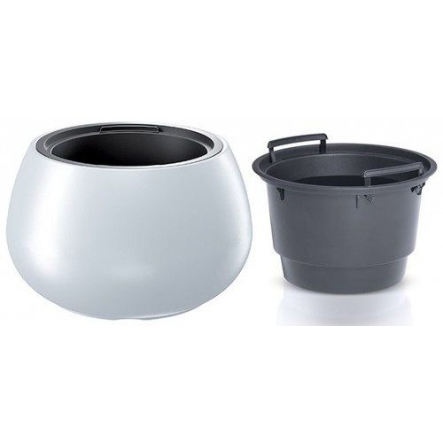 Prosperplast HEOS Blumentopf 37cm, weiß DBHEK400-S449