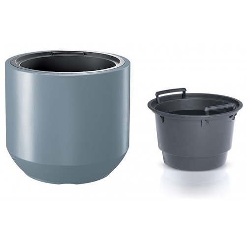 Prosperplast HEOS Blumentopf 39cm, grau DBHEW400-443U