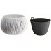 Prosperplast SANDY Bowl Blumentopf 24cm, 2,3l, weiß DSK240
