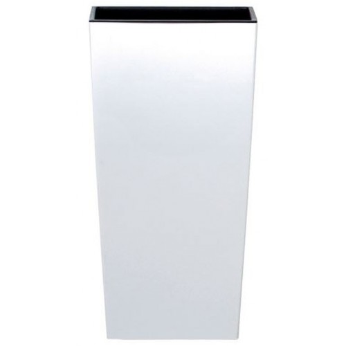 Blumenkübel Pflanzkübel 49L Blumentopf inkl. Einsatz Kunststoff weiss URBI, DURS325-S449
