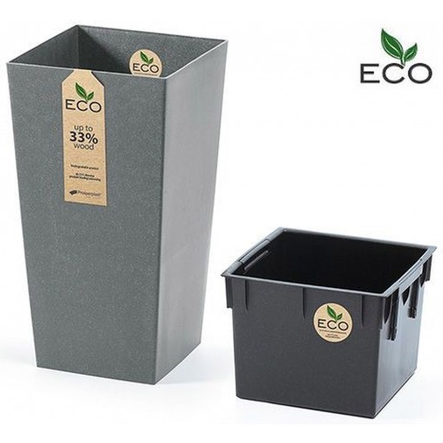 Prosperplast URBI SQUARE ECO Blumentopf 40cm, steingrau DURS400W-405U Prosperplast URBI SQUARE ECO Blumentopf 40cm, steingrau DURS400W-405U