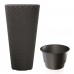 Prosperplast MATUBA SLIM Blumentopf 30x55cm antrazit DPMT300-S433