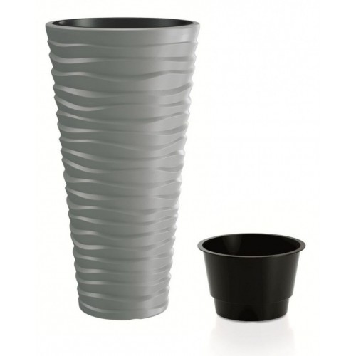Prosperplast SAND SLIM Blumentopf 29,6x52cm steingrau DPSA300 Prosperplast SAND SLIM Blumentopf 29,6x52cm steingrau DPSA300