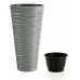 Prosperplast SAND SLIM Blumentopf 29,6x52cm steingrau DPSA300