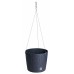 Prosperplast RATO ROUND WS Hängeblumentopf 25,6cm, 8,9l, anthrazit DRTW260S-S433