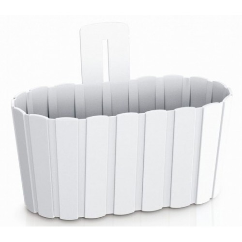 PROSPERPLAST BOARDEE WALL Blumentopf 27,4 cm, weiß DDES280-S449 PROSPERPLAST BOARDEE WALL Blumentopf 27,4 cm, weiß DDES280-S449