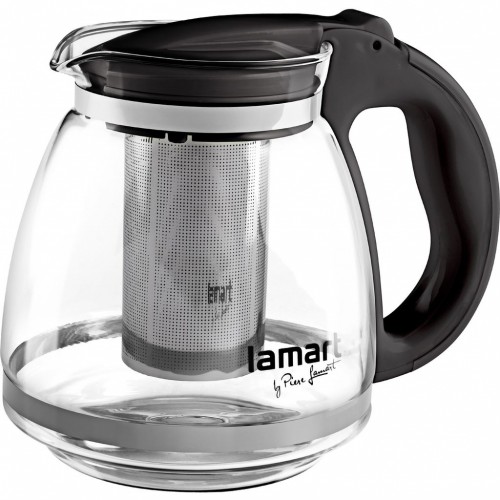 LAMART Teekanne 1.5l Schwarz Verre LT7027 LAMART Teekanne 1.5l Schwarz Verre LT7027